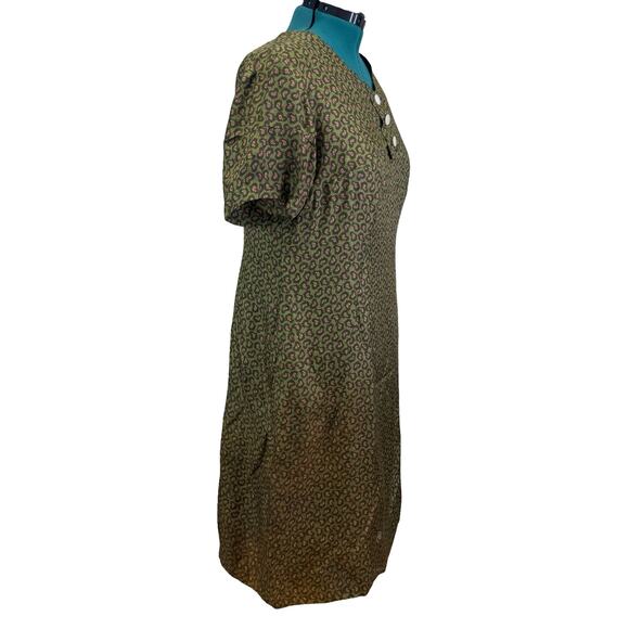 Vintage Handmade Paisley Dress – Flawed, Priced Accordingly - Picture 4 of 16